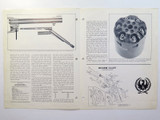 Vintage Printed Article on Ruger's 'Old Army' Blackpowder Handgun