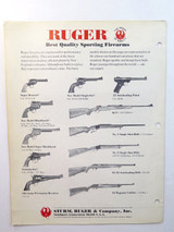 Vintage Printed Article on Ruger's 'Old Army' Blackpowder Handgun