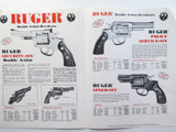 Vintage Ruger 'Redhawk' Double Action Revolver Double Page Catalogue