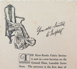 RARE Early 1900s Invitation From “The Myers Emporium Ltd” Chintz & Inez Lighting