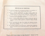 Super Rare WW2 1943 “Cavalry Picnic Races” Northern Territory POW Fundraiser