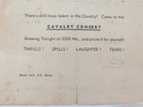 Super Rare WW2 1943 “Cavalry Picnic Races” Northern Territory POW Fundraiser