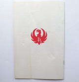 1981 Instruction Manual for Ruger Redhawk Double-Action Revolver.