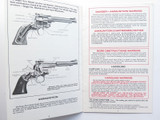 1985 Instruction Manual for Ruger New Model Single-Six