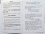 1972 Instruction Manual for Ruger M-77 Bolt Action Rifle