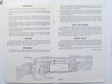 1972 Instruction Manual for Ruger M-77 Bolt Action Rifle