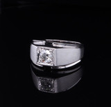 Vintage 0.46ct Brillian Cut Diamond Set 14ct White Gold Solitaire Ring Val $4610