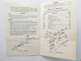 1978 Instruction Manual for Ruger Model 10/22 Carbine