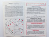 1989 Instruction Manual for Ruger Over and Under Shotgun 12 Gauge