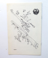 1977 Instruction Manual for Ruger M-77 Bolt Action Rifle