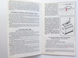 1985 Instruction Manual for Ruger Model 10/22 Carbine Rifle