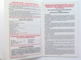 1988 Instruction Manual for Ruger Over and Under Shotgun 12 Gauge