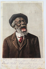 1906 2 x African American Postcards. “Buzzard Pete” & “Discovered"