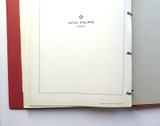 1971 Patek Philippe Service Manual and Practical Guide for Watch Repairers