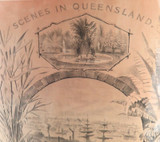 1886 Colonial Australia. Superb Large Lithograph. Scenes in Queensland.
