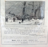 1895 Large Advert ex The Graphic. “Struggle to the North Pole” Beechems Pills.