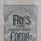 1895 Very Large Advert for Fry’s Cocoa ex The Graphic.