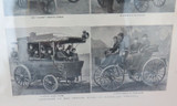 Superb 1895 Page ex The Graphic. Steam & Petrol Horseless Vehicles of The Future