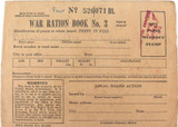 WW2 2 x Consecutive Running USA War Ration Books No. 3 526070 & 526071