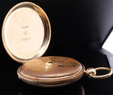 Antique M J Tobias Liverpool 18ct Gold Slim Mens 52mm Pocket Watch - Serviced