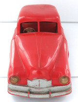 Large Vintage Unbranded Mettoy ?? Red Plastic Made in Great Britain Friction Car