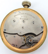 1920 Waltham Goliath 37S 7J 8 Day Car Clock From a 1920 Cadillac