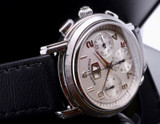 Auth. Maurice Lacroix Masterpiece Flyback Chronograph Steel 40mm Watch MP6098