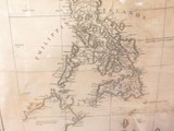 1755 Rare Very Large Map Philippines, Borneo, New Guinea, Tip of New Holland etc