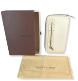 Louis Vuitton Studded Cream Coloured Suhali Zippy Wallet Purse in original box