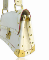 Louis Vuitton Le Talentueux Studded Bag in Suhali Leather in Cream Colour