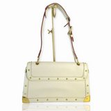 Louis Vuitton Le Talentueux Studded Bag in Suhali Leather in Cream Colour