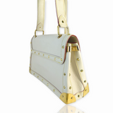Louis Vuitton Le Talentueux Studded Bag in Suhali Leather in Cream Colour