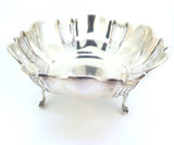 Antique 1915 Birmingham Sterling Silver Pierced Footed Dish Levi & Salaman 126.g