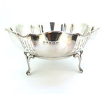 Antique 1915 Birmingham Sterling Silver Pierced Footed Dish Levi & Salaman 126.g