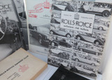 Superb Lot Mainly 1970s Rolls Royce Ephemera. Excellent Resale Potential !!