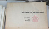 Superb Lot Mainly 1970s Rolls Royce Ephemera. Excellent Resale Potential !!