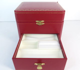 Vintage Cartier Watch Storage / Jewellery Box with Cleaner & Retail Bag