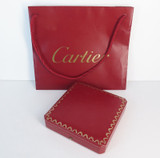 Vintage Cartier 4005 Bracelet / Small Necklace Display Box with Retail Gift Bag