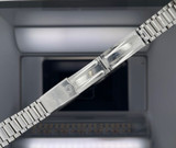 Vintage 1977 Omega Steel 22mm Straight End Watch Bracelet no 12 Clasp