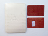 2008 Omega Cream Wallet with International Warranty + Chronometer Cards