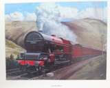Hard to Get in Australia ! Superb L/Ed Large Book "King Steam” Railway Paintings