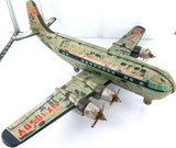 RARE HUGE 1950s Japanese Nikko Kogyo Tinplate Boeing Stratocruiser NX 1050 V