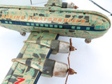 RARE HUGE 1950s Japanese Nikko Kogyo Tinplate Boeing Stratocruiser NX 1050 V