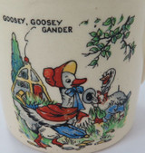 Vintage “Goosey Goosey Gander” Royal Art Pottery Nursery Rhyme Cup