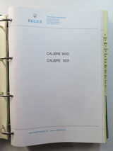 2001 Rolex Tudor Technical Manual A Calibres Folder