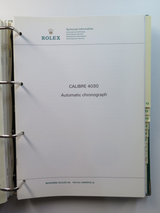 2001 Rolex Tudor Technical Manual A Calibres Folder