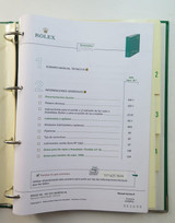 00s Rolex Tudor Technical Manual / Sumario Manual Technico B. Printed in Spanish