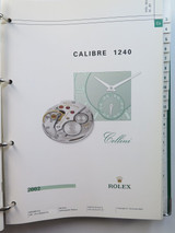 Rolex Tudor Service Information Technique Manual Folder, A Calibres. In Spanish