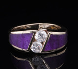 Vintage 0.50ct Diamond Set 14ct Yellow Gold Ring Size P Val $3900