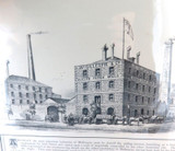 1880's Stunning Large Advertisement for James Gillespie Roller Flour Mills Vic.